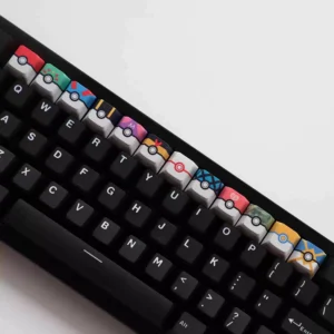 Pokéball Keycap Bundle (4 Pokéballs)
