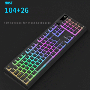 Translucent Pudding Keycap Set (130 Keys)
