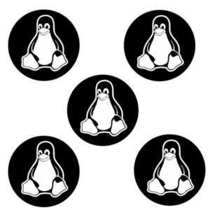 Tux Linux Penguin Keycap Stickers (12mm)